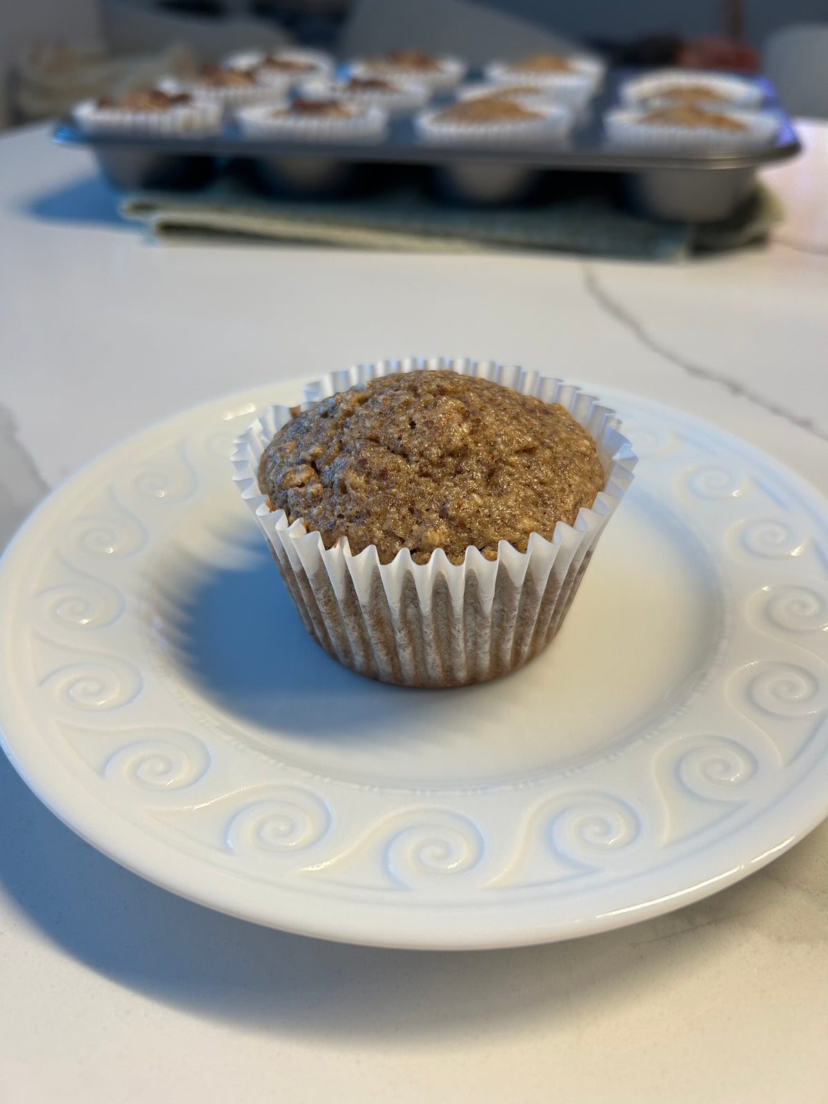 healthy banana muffins