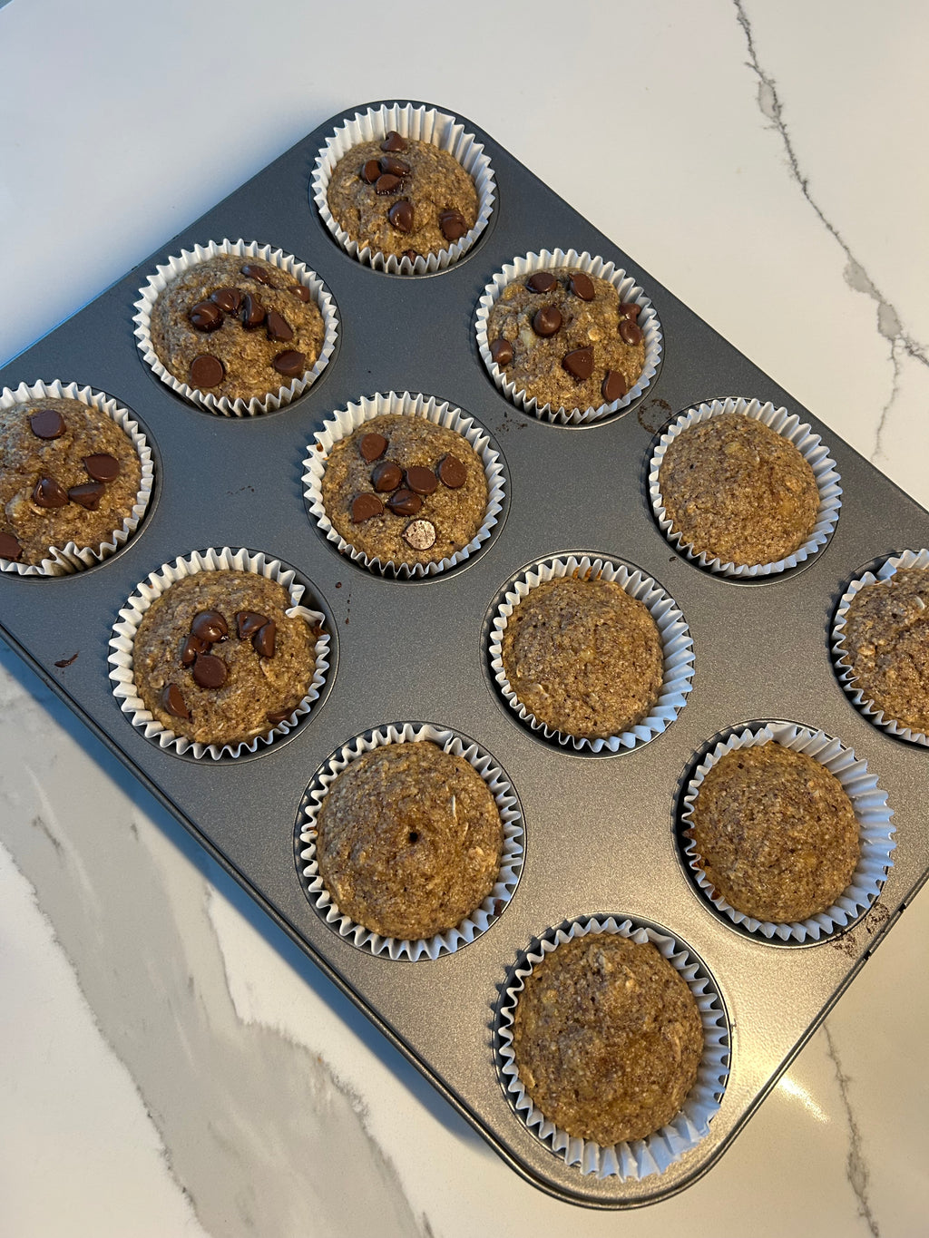 healthy banana muffins